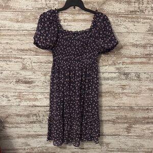 Floral Puff Sleeve Dress